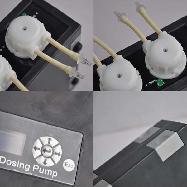 DP2 Autodoseringspumpe Automatisk Doser til Marine Reef Aquarium Fish til Tank Titrering System Peristaltisk pumpe EU