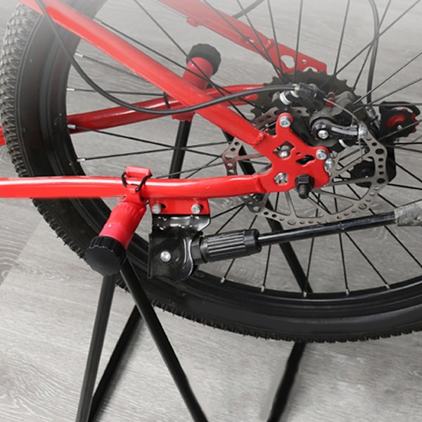Foldbart Lodret Cykelstativ Reparationsgulvstativ Racercykel Trekantstativ