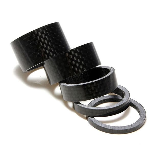 Headset Spacers Headset Skive Karbonfiber Sykkel Headset Spacers Trådløs