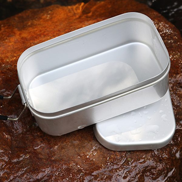 Isolert matboks Aluminium matboks Bento-boks for camping, reiser og fiske Two piece suit