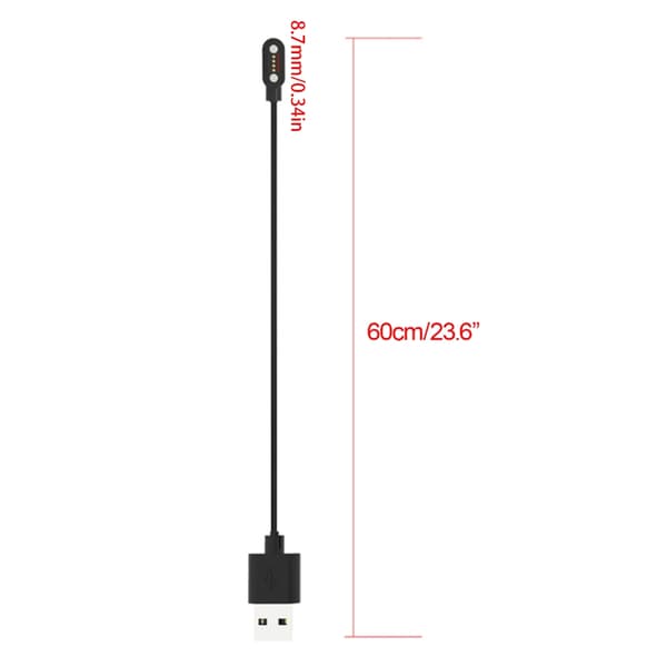 Ladekabelholder Dock Stativ Klokke Strømlader Adapter for Lokmat Appllp/2
