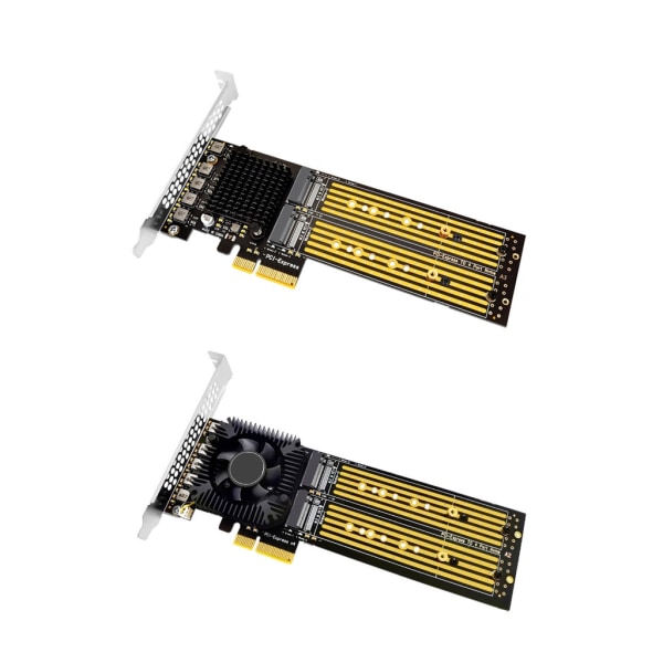 PCIE X4 till Nvme 2.0 Adapter 4-portar PCIE X4 till Nvme 2.0 Expansion Card High Speed null - B