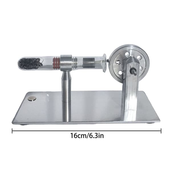 Mini Stirlingmotor Minigenerator Extern för Turbin Ångmaskinsmodell