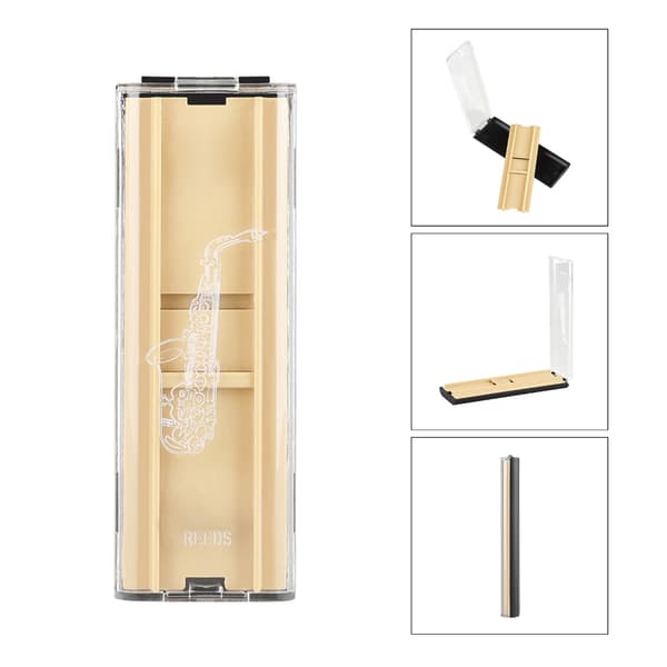 Sax Klarinet Rør Opbevaringsboks Container Saxofon Klarinet Rør Organizer