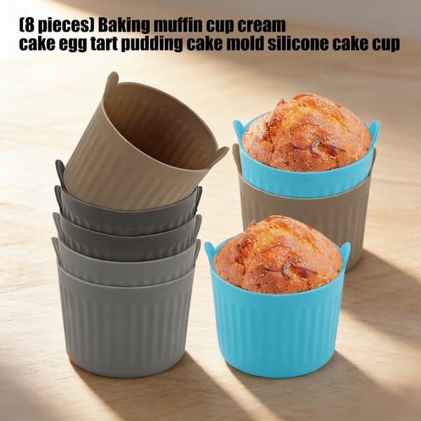 Praktiske silikone cupcakeholdere bageforme til professionel og hjemmebrug