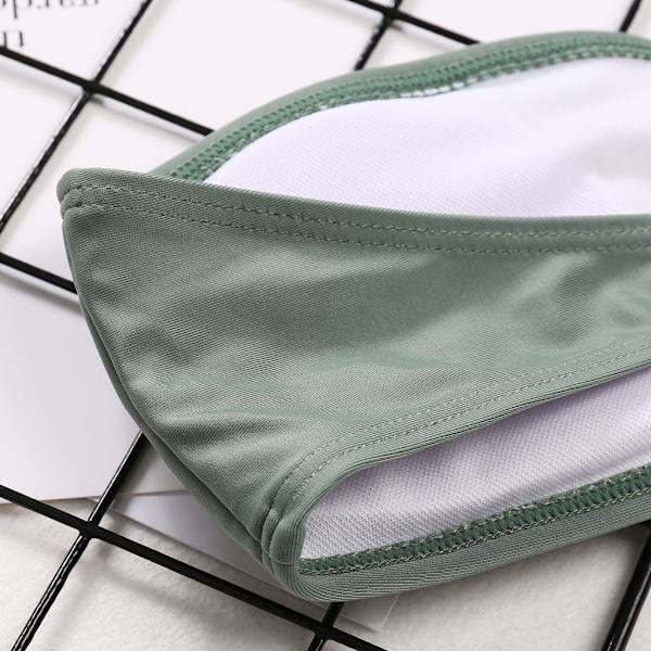 Seksikäs naisten bikinit - olkaimeton bandeau push-up -uimapuku uima-asu Gray S