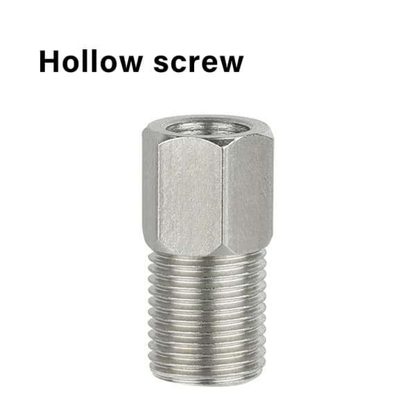 5 stk. forbindelsesbolt 8 mm gevind rustfrit stål hule bolt silikone dæksel