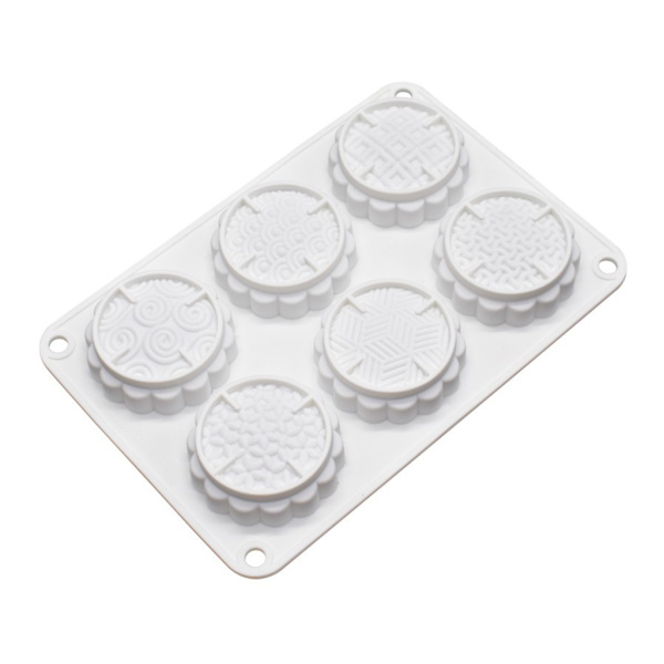 6 reikää tarttumaton silikonifonantti kakku Mooncake mold mould tee itse