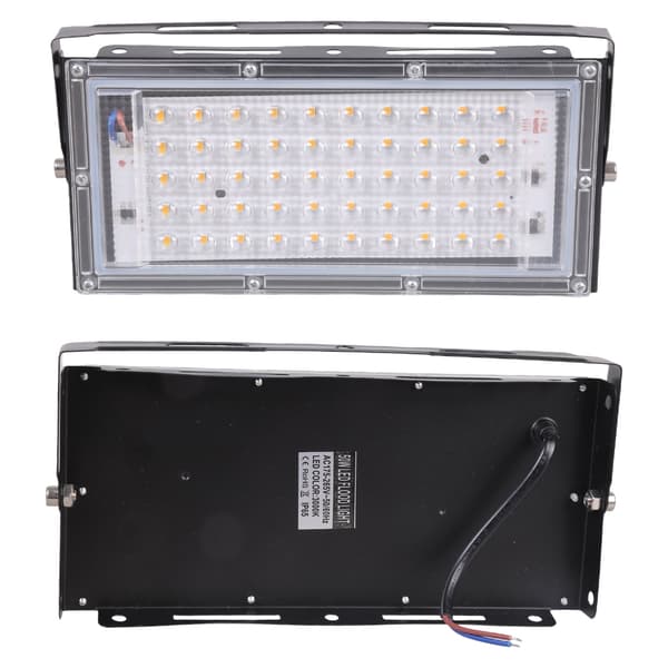 Reflektor Gatelampe 50W Spotlight Utendørs Flomlys Vanntett Flomlys