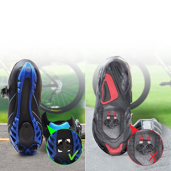 1 par Anti-Slip Gummiklossdeksel Fjell MTB Sykkelpedal Klossdeksel