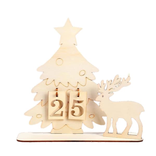 Træ 24 Dages Julekalender Bordpynt Julekalender