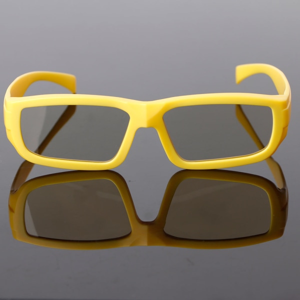 Polariserade passiva 3D-glasögon för barn med polariserade linser Upplev visuell 3D-effekt utan blixt 3D för TV/filmer/bio Orange