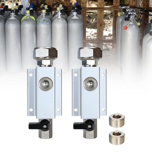 Garage luftutloppssats, 3/4 storlek väggmonterad metallkropp, 2-pack