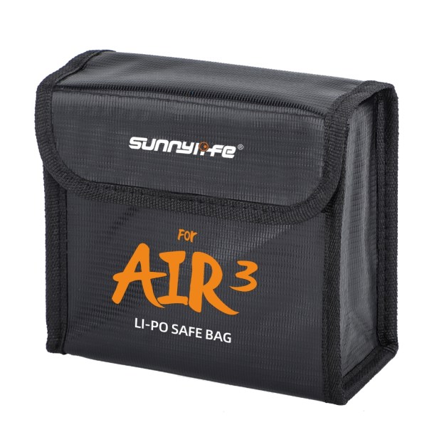 Bärbar batterisäkerhetsväska för AIR 3 batterier Brandsäker och läckagesäker påse Protect Perfekt för case null - 3