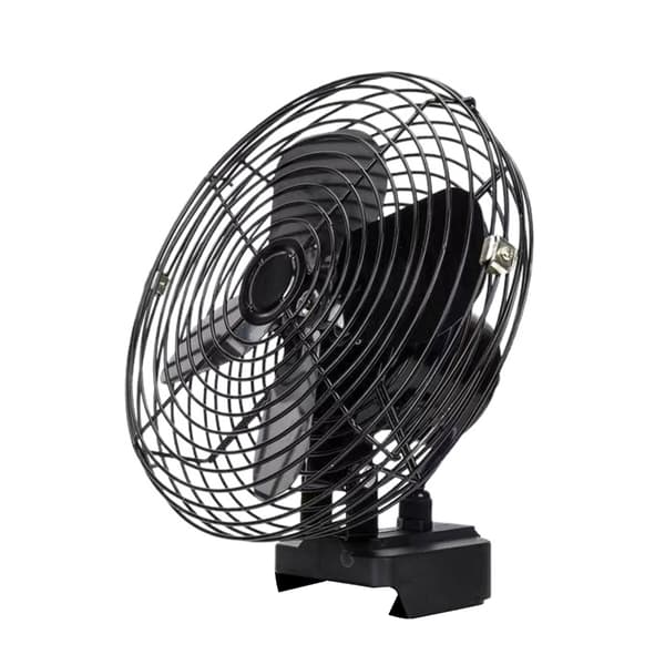 Lille 8 tommer to-hastigheds ventilator designet til batterisystem uden strømkabel