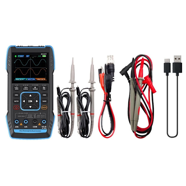 Handhållen oscilloskop multimeter Advanced 2C23T modell för noggranna mätningar