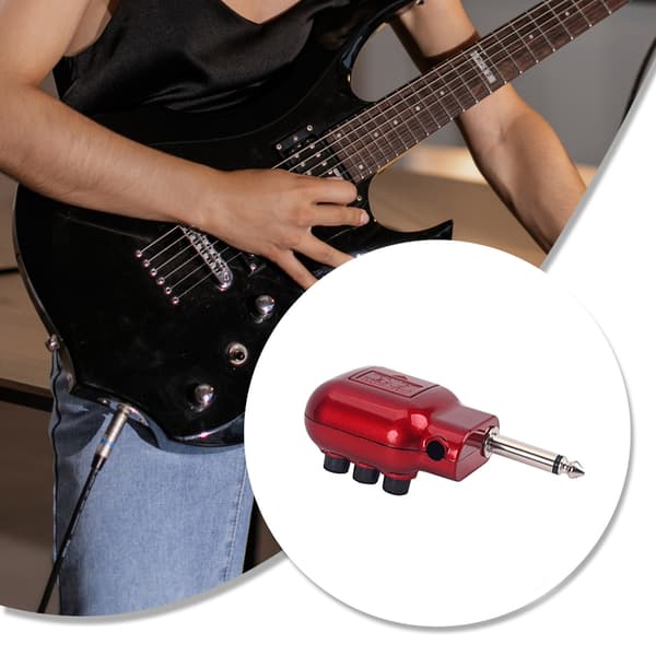 Kompakt Lättviktig Akustisk Gitarrförförstärkare Preamp För Gitarr
