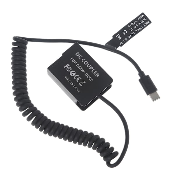 Tyyppi-C - DMW DCC8 power G5 G6 G7 G80 G81 G85 -sarjan kameralle