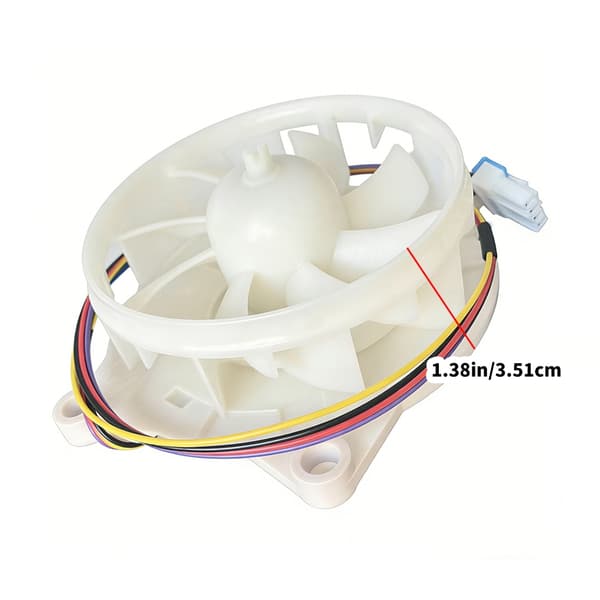 Fryserfordamper køleventilator motor 110 mm størrelse EAU63503706 12V 1A