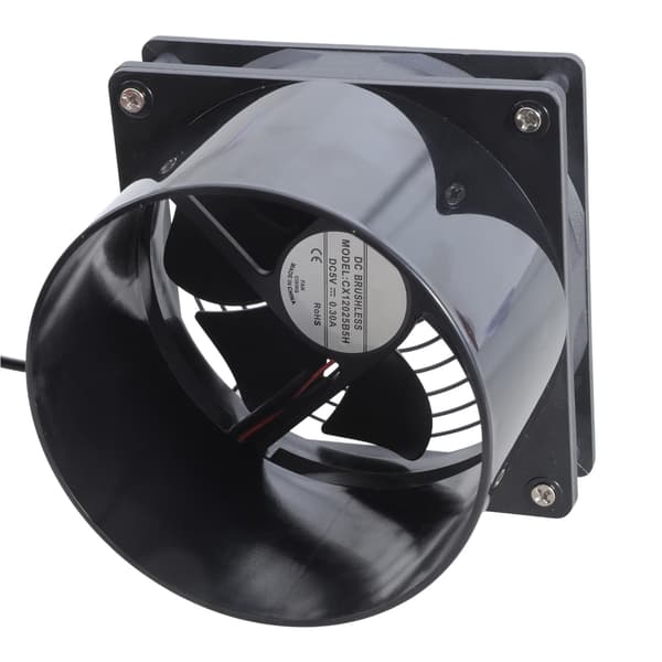 Høyeffektiv kanalventilator for kjøling av 3D-printerkabinett