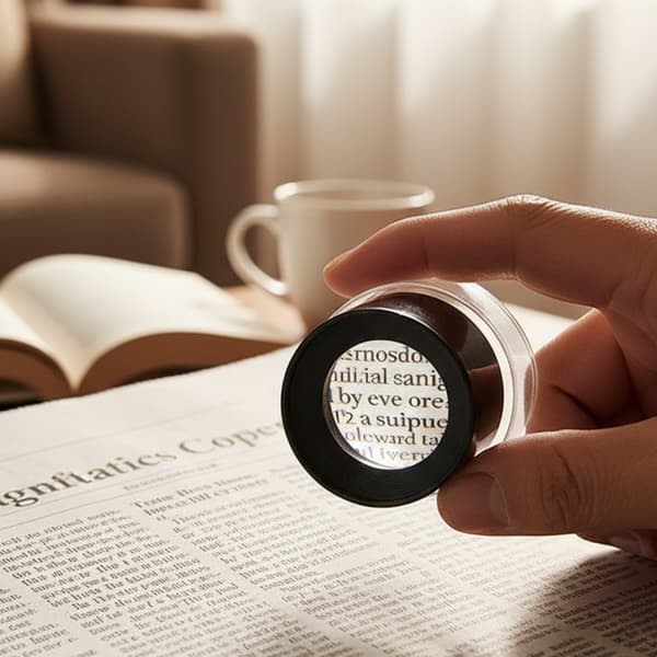 Ergonomisk 10X forstørrelsesglas til håndværkere og undersøgelse af antikke detaljer