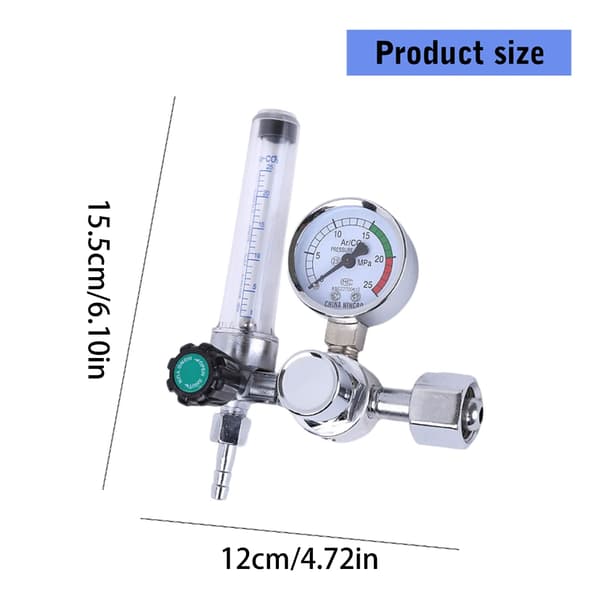 Argongasregulator til svejseapplikationer lufttryksreducer