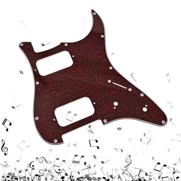 11 Hål 4 Lager Gitarr Bas Plektrumskydd Repskydd Standard