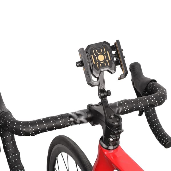 Snabbt installerade cykel-smartphonefästen Stötsäkert cykeltelefonställ