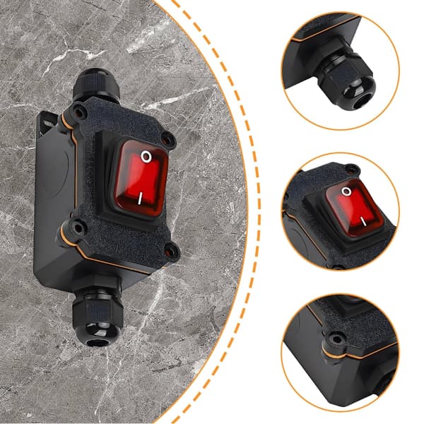 Inline Ledningsbrytere 12V Inline Brytere Vanntette Utendørs Inline Brytere