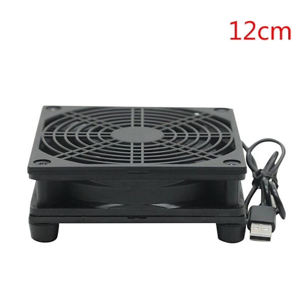 9cm/12cm jäähdytystuuletin DC 5V USB power Hiljainen tuuletin reitittimelle TV- set Jäähdyttimen jäähdytin tee-se-itse varaosa