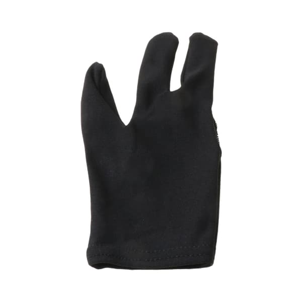 1 stk sort kø billard pool skydespil 3 fingre handsker