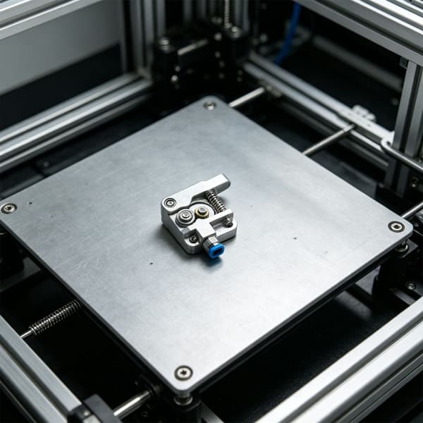 Sølv Metal Printer Ekstruder til 3D Printer Gear Arm Reparation