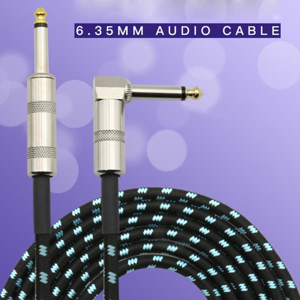 6m Profesjonell Keyboard Kabel Gitarledning 6m Gitarkabel Instrumentkabel
