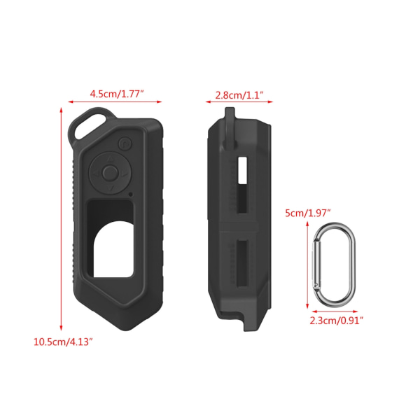 Soft Cover Housing Protective Case for Flipper Shell Black