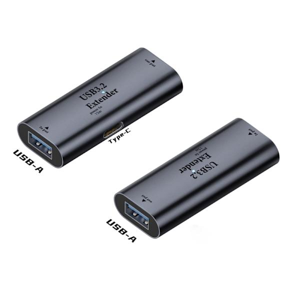 Type C/USB3.2 signalforlængerkabeladapter Udvid signal op til 10m