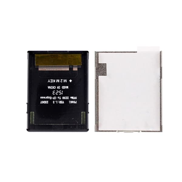 Combo Converter kabinet M.2 NGFF B nøgle & mSATA SSD til SATA Adapter Case Udskiftning af kabinet ABS Materiale Ramme