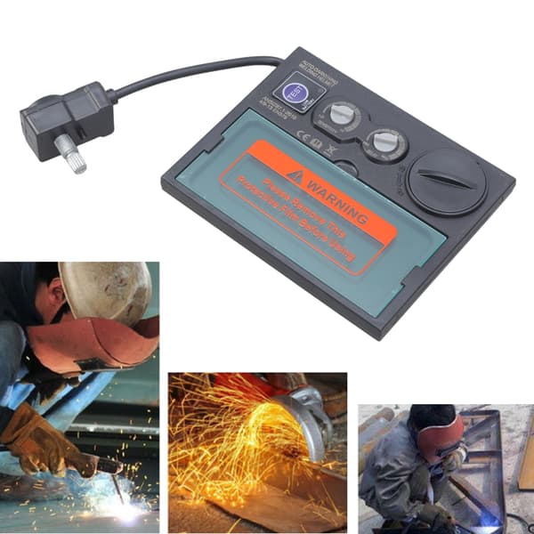Solcellsdriven Pro Automatisk Mörkare Svetslins Panel Svetshjälm/Masklins