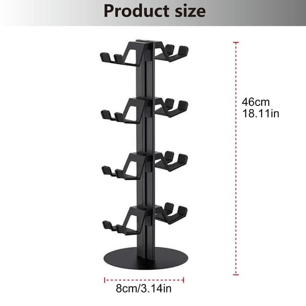 Metal Gaming Tilbehør Organizer Rack til P5 P4 Konsoller Controller Brug