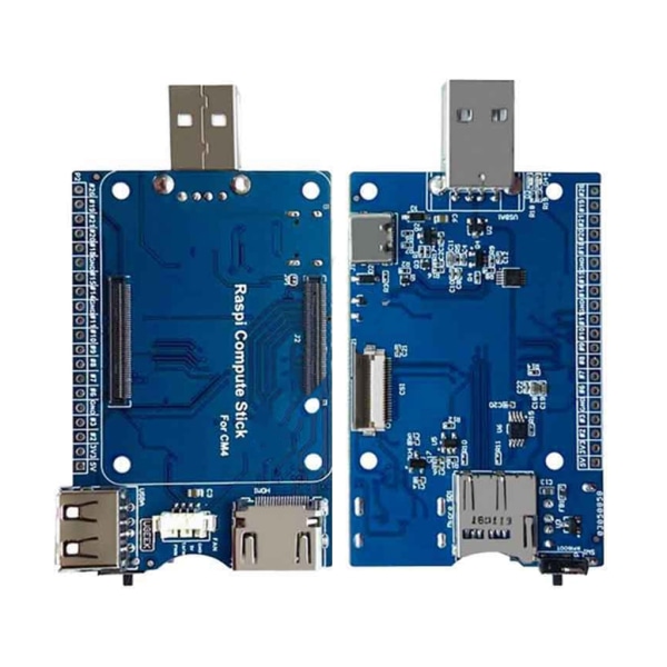 För RPi Compute Module 4 IO Board Mini Base Board Standard CM4 Socket 20PIN GPIO