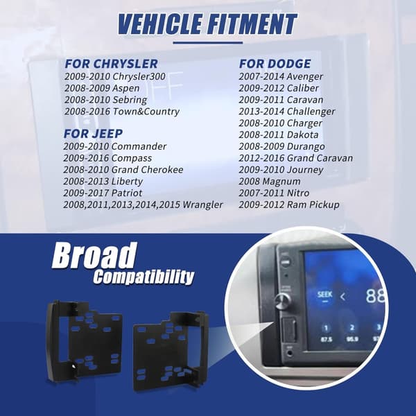 ABS Radio Antenne Ledningsnet Farvepanel Journey