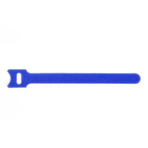 Sladdband Återanvändbara Fäst Kabelband Krok & Loop Sladdband Fästband Knyt, 100 st/ set Blue 12*200mm
