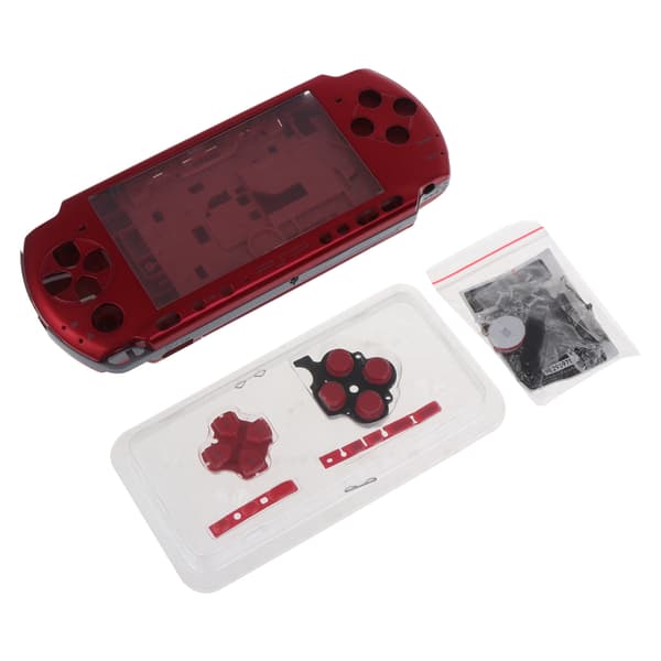 Holdbar fuld til etui til PSP3000-spilkonsol Gaming-tilbehør Holdbar pc til Shell med knapper Udskift hus
