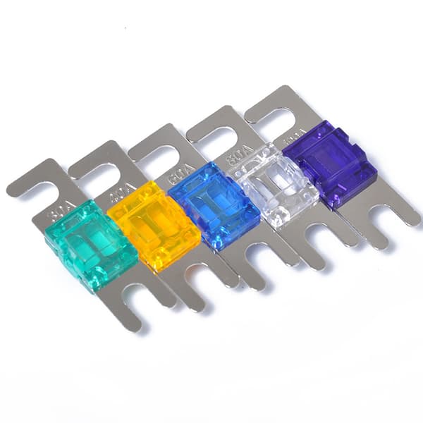 Nickelpläterad Audio AFS Mini ANL Säkring Auto Stud Säkringar 30A 40A 60A 80A 100A 32V