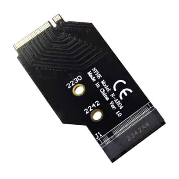 M.2 SSD NVME til PCIe 4.0 Adapter, PCIE Host Controller Utvidelseskort