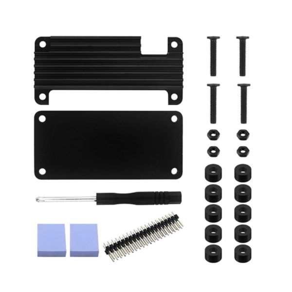 Indkapslingsboks til Banana Pi M4 Zero aluminiumslegeringskasse Nem installation Robust
