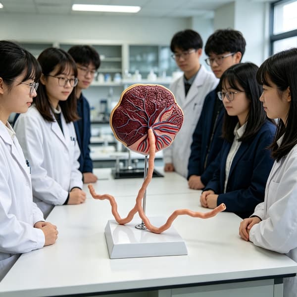 Placenta Anatomi Model Med Navlestreng Dele Til Klinisk Demonstration