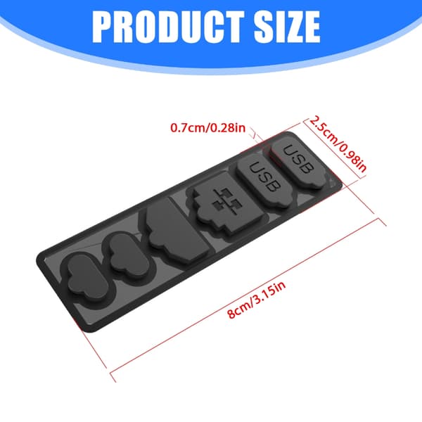 Pölysuoja NS2 LAN Type C USB-portille, pölytiivis tulppa