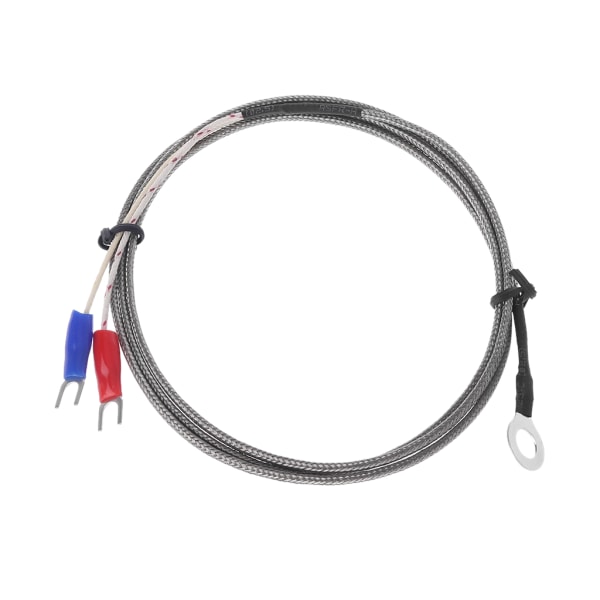 6 mm hulskive K Type termoelement temperatursensorsonde med 1M kabel