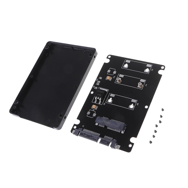 Højkvalitets kabinet Case Converter Adapter Højkvalitets sort Hard Disk Converter Harddisk med kabinet 7 mm tykkelse