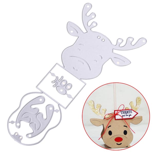Jul Elg Preging Kutte Dies Stencil for DIY Scrapbooking